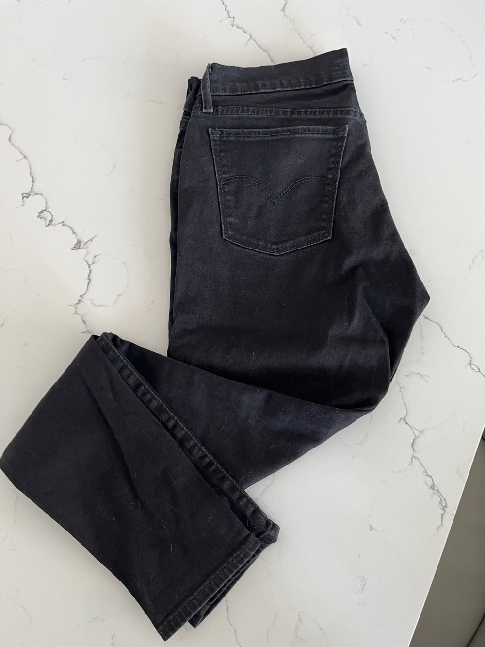 Levi's Women's Skinny Jeans in Black Denim